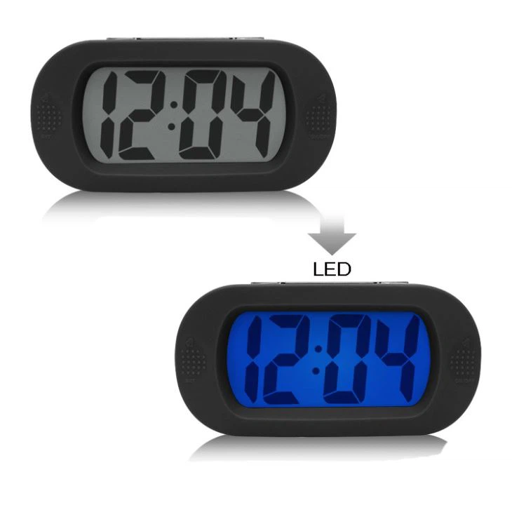 Backlight Unbreakable Silicone Alarm Clock