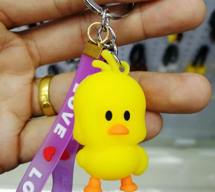 Double-side 3D Design Soft Pvc Keychain