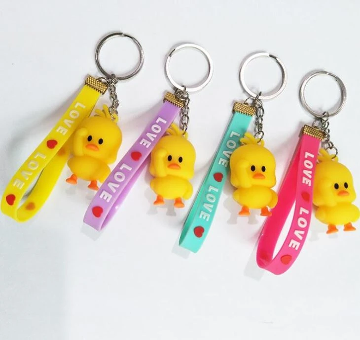Double-side 3D Design Soft Pvc Keychain