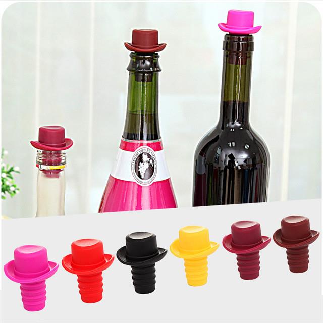 Silicone Beer Hat Fresh Beer Bottle Stopper