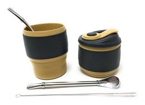 Складная силиконовая чашка для чая Yerba Mate