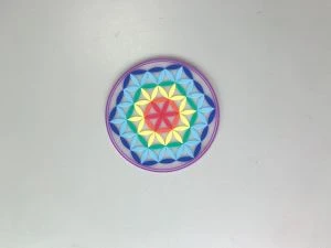 Круглый мягкий ПВХ подставка чашка настольный коврик